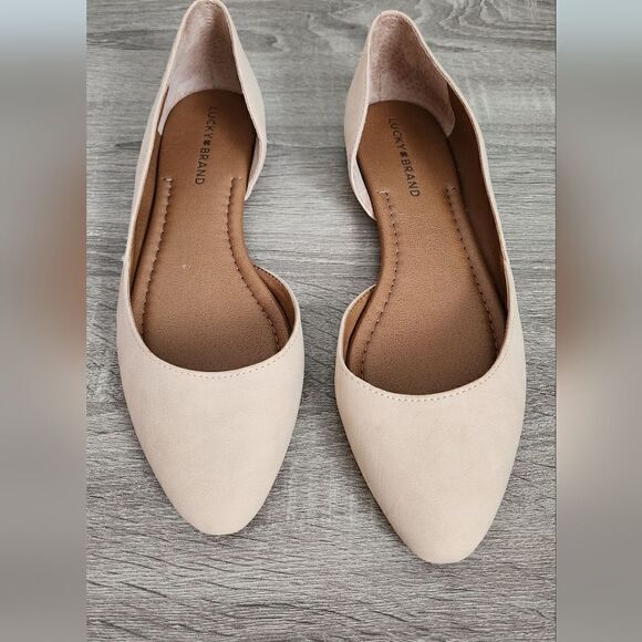 LUCKY BRAND  IVORY COLOR WOMANS SHOES SIZE 8,5M PERFECT CONDITION. - Picture 1 of 4
